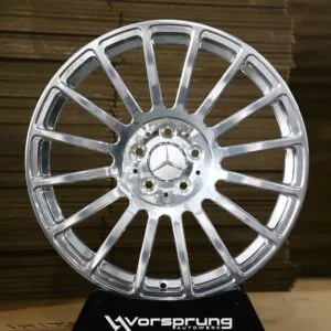 Mercedes-Benz OEM-Style Polished 15-Spoke Forged Wheels – Mercedes CLA / A-Class Fitment (5-Lug)