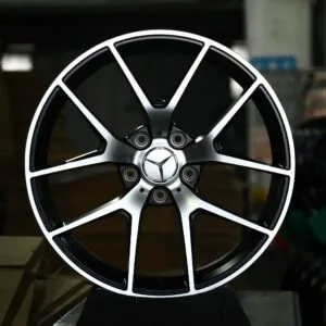 Mercedes-Benz OEM-Style Satin Black Machined 5 Y-Spoke Forged Wheels – Mercedes S-Class / CLS Fitment (5-Lug)