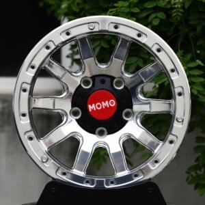 Momo-Style Mirror Polished 10-Spoke Beadlock Off-Road Forged Wheels – Toyota 4Runner / Tacoma Fitment (6-Lug)