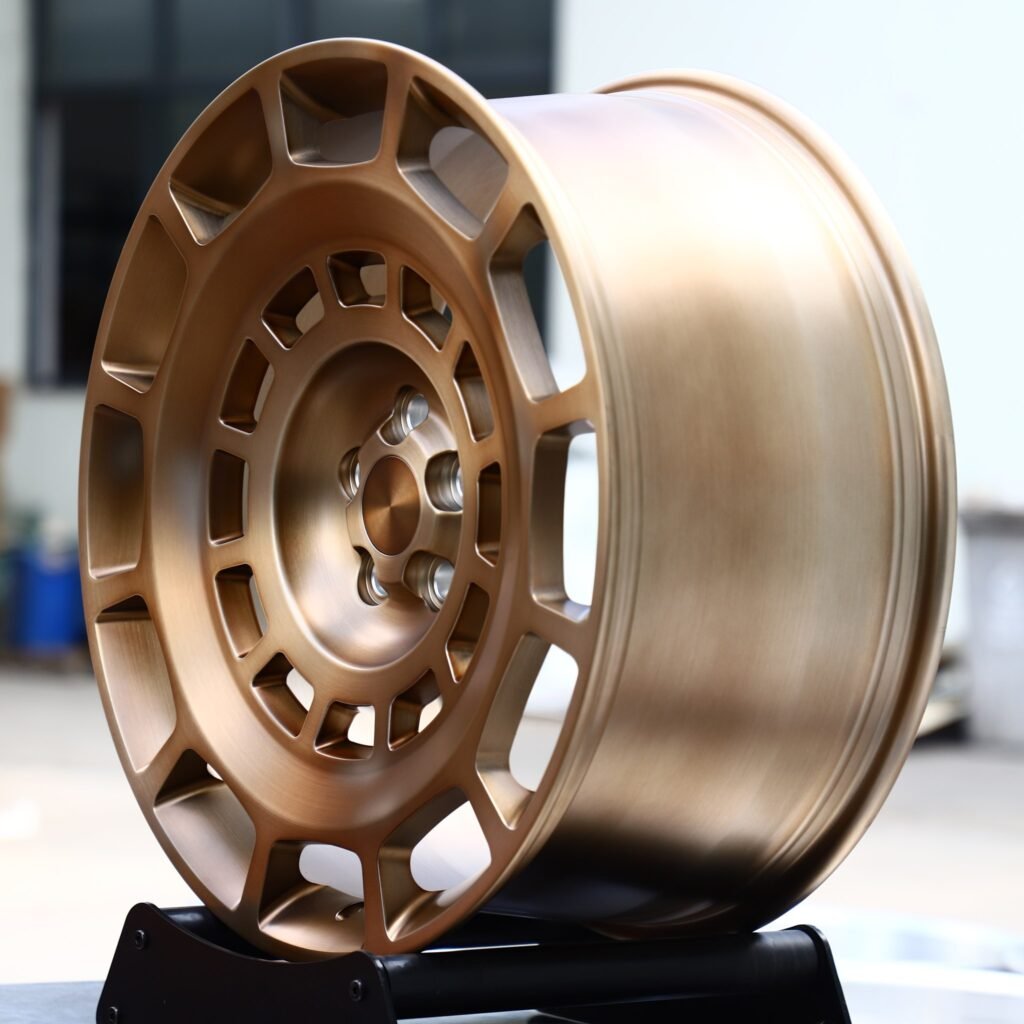 5x114.3 wheels – Bronze Windowed Disc, side view