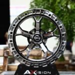 Nissan OEM-Style Black Chrome Split 5-Spoke Beadlock Forged Wheels – Nissan 370Z / GT-R Fitment (5-Lug)