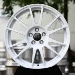 OZ Racing-Style Gloss White 15-Spoke Forged Wheels – Mazda MX-5 / Honda Fit Fitment (4-Lug)