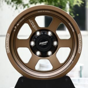 Rays-Style Bronze 6-Spoke Lettered Lip Off-Road Forged Wheels – Toyota 4Runner / Tacoma Fitment (6-Lug)