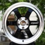 Rays-Style Gloss Black 6-Spoke Polished Deep Lip Forged Wheels – Porsche 911 / Panamera Fitment (5-Lug)