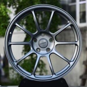 Rays-Style Matte Gunmetal 10-Spoke Forged Wheels – Toyota Camry / Honda Accord Fitment (5-Lug)