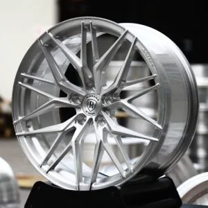 Rohana-Style Brushed Silver Y-Spoke Mesh Forged Wheels – Lexus IS / Toyota Camry Fitment (5-Lug)