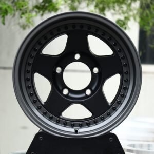 Кованые диски для Haval Jolion — двухсоставные, сатиновый чёрный, 5 спиц, 5x114,3