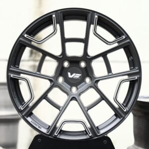 Tesla Model S / Model X Forged Wheels – Gunmetal Split-Spoke Block (5-Lug)