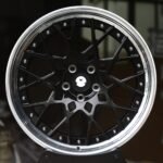 Toyota GR Supra / BMW M2 Forged Wheels – Gloss Black Y-Spoke Mesh 2-Piece Polished Deep Lip (5-Lug)