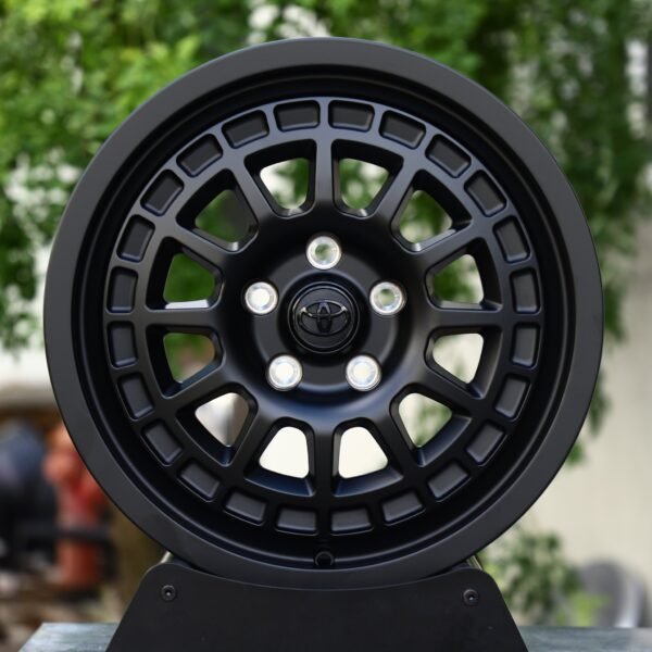 Toyota OEM-Style Matte Black 12-Spoke Off-Road Forged Wheels – Toyota Camry / RAV4 Fitment (5-Lug) Monoblock forged wheel