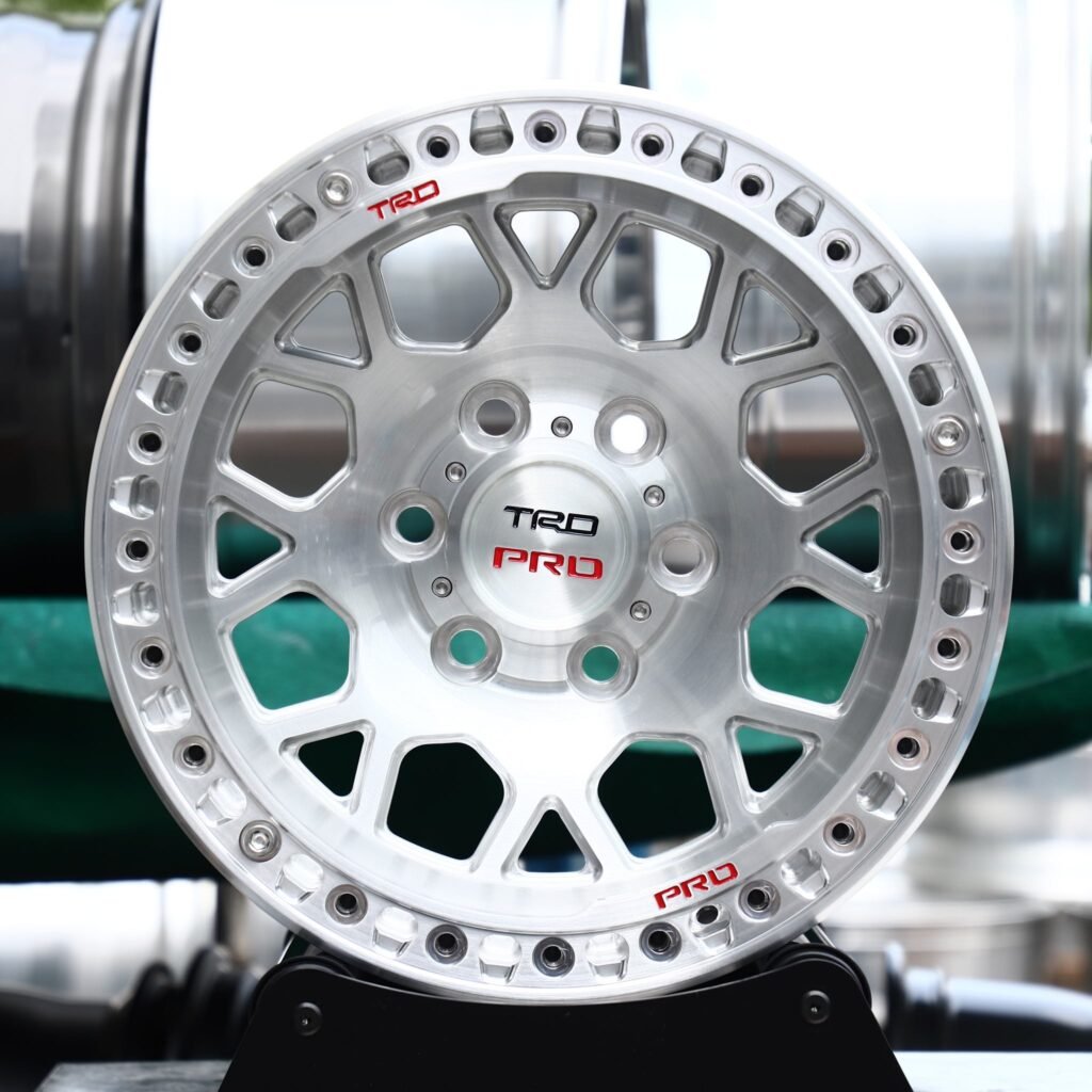Toyota 4Runner wheels – PRO Machined Y-Spoke Bolted Ring Beadlock (TRD-Style), front view