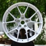 Volkswagen Golf / Audi A3 Forged Wheels – Matte Silver 5 Y-Spoke (5-Lug)