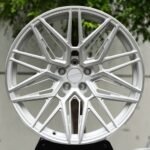 Vossen-Style Bright Silver Y-Spoke Mesh Forged Wheels – Kia Stinger / Hyundai Genesis Fitment (5-Lug)