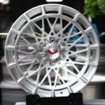 Vossen-Style Brushed Silver Fine Mesh Double Ring Off-Road Forged Wheels – Toyota Land Cruiser / Lexus GX Fitment (6-Lug)