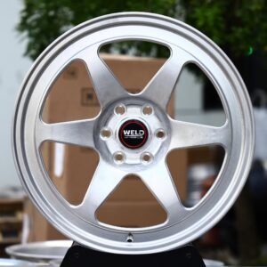 Weld Racing-Style Polished 6-Spoke Off-Road Forged Truck Racing Wheels – Chevrolet Silverado / Ford F-150 Fitment (6-Lug)